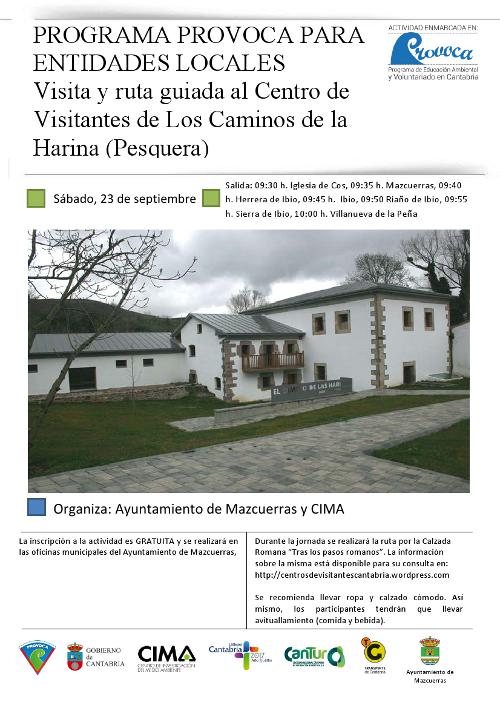 Visita y ruta guiada al Centro de Visitantes de los Caminos de la Harina